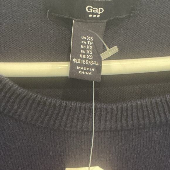 Gap Womens Crewneck Sweater Size XS Novelty Print Glasses Geek Nerd Preppy NEW - Picture 3 of 9